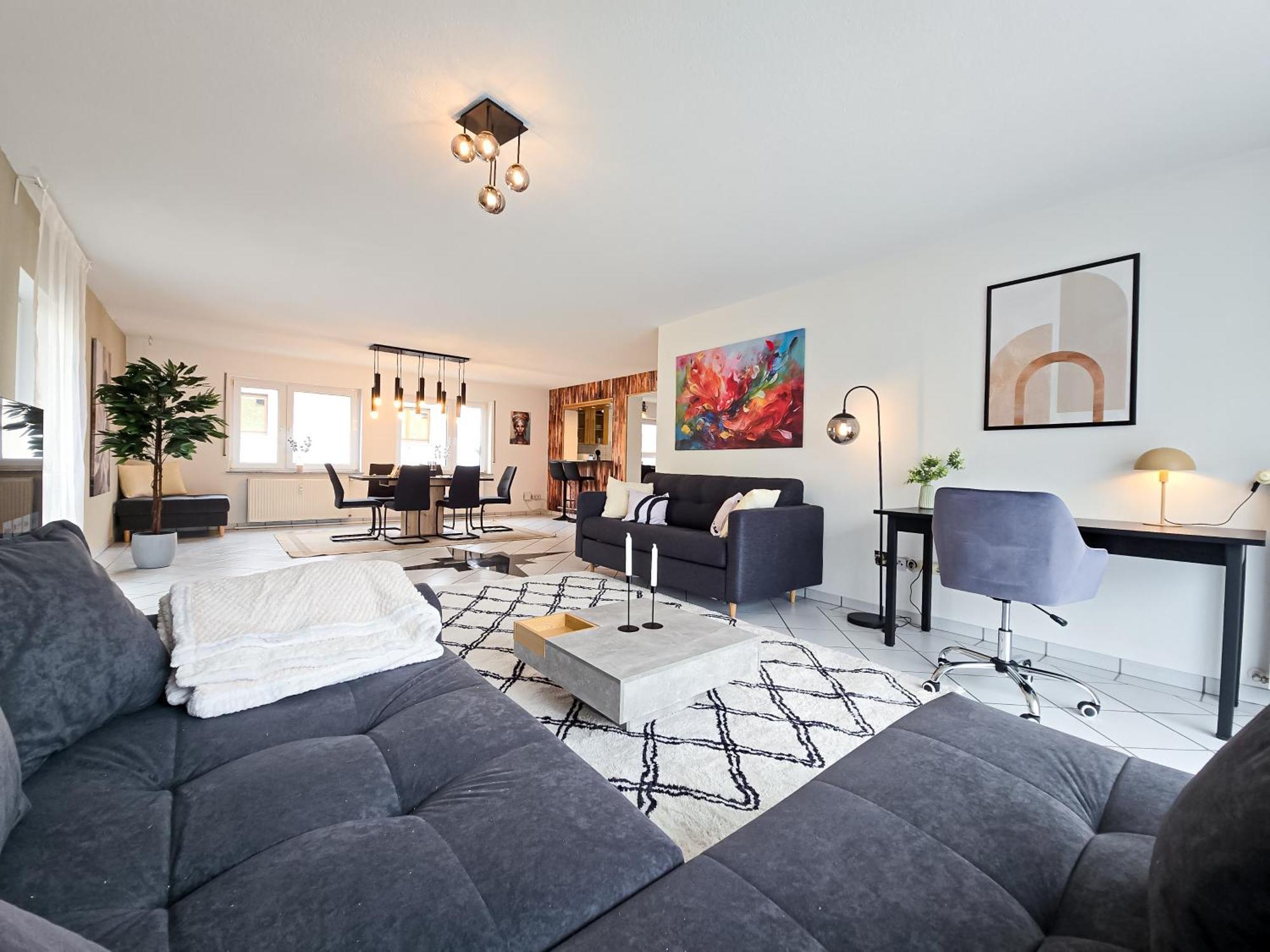Star-Apartment - Calm, Spacious & Garden, 120M2 Nußloch Eksteriør bilde